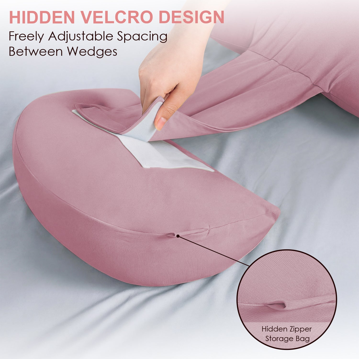 Adjustable Belly Support Pillow