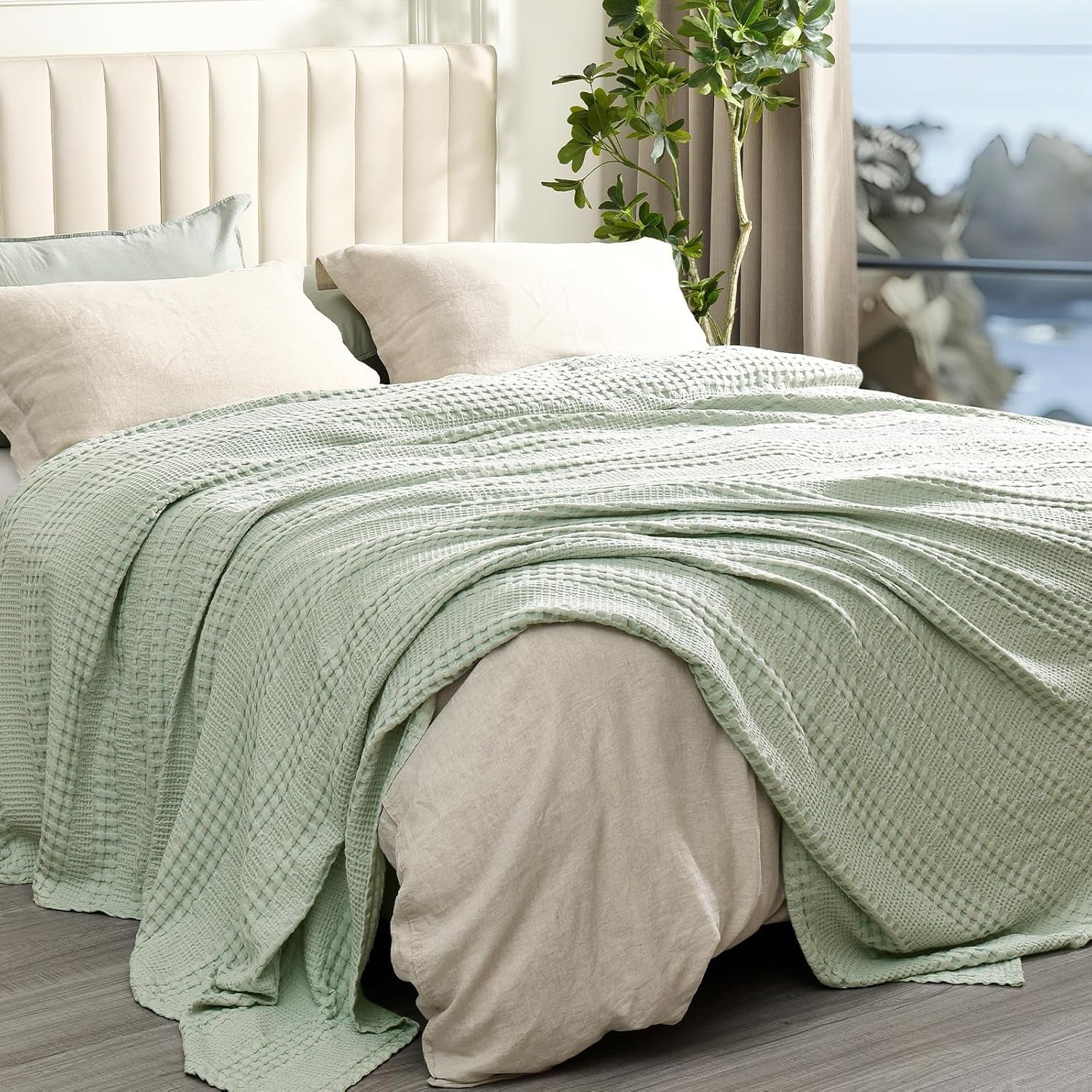 Matilda Cooling Waffle Blanket