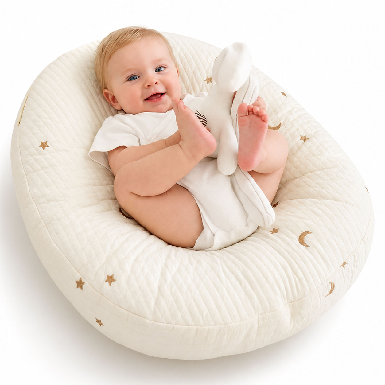 Inclined Infant Lounger for Feeding & Comfort